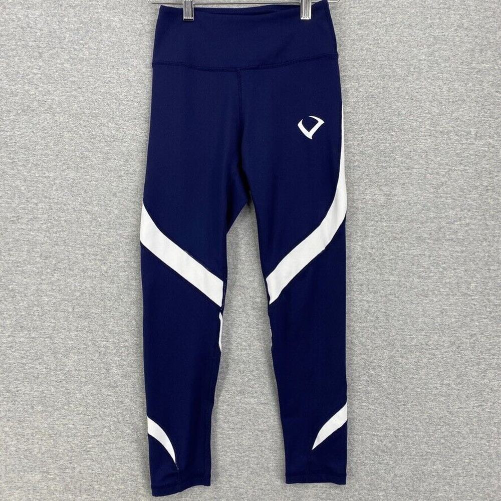 Violate The Dress Code Leggings Womens XS Blue Athletic Gym Yoga Activewear Run